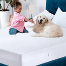 UTOPIA BEDDING MATTRESS PROTECTOR ZIPPERED TWIN SIZE UB1201 - WHITE - Like New