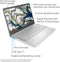 HP Chromebook 14"FHD N4000 4GB 32GB eMMC Ceramic White 14a-na0060nr Like New