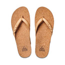 CJ3658 REEF WOMEN'S CUSHION COURT TWIST FLIP FLOPS SEASHELL SIZE 7 - Like New