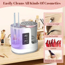 GENERIC 3 IN 1 ELECTRIC MAKEUP BRUSH CLEANER MACHINE - WHITE - Like New