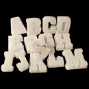 Large Resin Alphabet Mold 6 Inch 26 Pack Capital Small Letter Handmade Casting - Brand New
