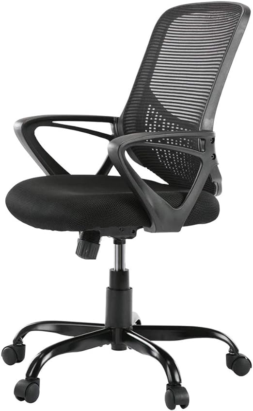 Yangming Office Chair Ergonomic Design Adjustable Rolling Swivel C-1368 - BLACK Like New