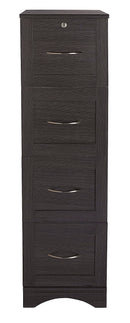 Realspace Pelingo 22”D Vertical 4-Drawer Vertical File Cabinet 936617 - Gray - Like New