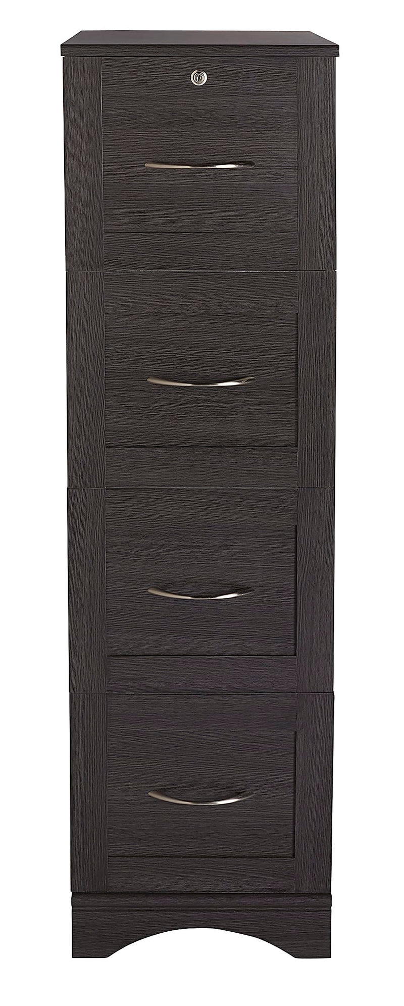 Realspace Pelingo 22”D Vertical 4-Drawer Vertical File Cabinet 936617 - Gray - Like New