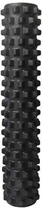 RUMBLEROLLER - EXTRA FIRM TEXTURED MUSCLE FOAM ROLLER MANIPULATES RRX317 - BLACK - Brand New