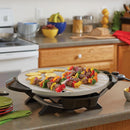 George Foreman GFO3320GM Indoor/Outdoor Gun Metal Electric Grill - GRAY - Like New