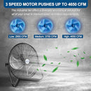 BILT HARD 20 INCH HEAVY DUTY FLOOR FAN - BLACK - Like New