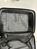 AMERICAN TOURISTER CHECKERED POLYCARBONATE CARRY ON SPINNER - BLACK/GRAY - Like New
