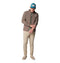 FO9344 COLUMBIA MEN PFG UNCHARTED FLEECE FULL ZIP IRON/IRON M - Brand New