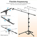 ZOMON MICROPHONE STAND TRIPOD BOOM ARM FLOOR MIC STAND M-2 - BLACK - Like New