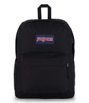 JANSPORT SUPERBREAK PLUS BACKPACK PADDED 15-INCH SLEEVE BOTTLE POCKET BLACK - Brand New