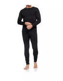 US ARMY MENS WINTER ULTRA-SOFT TOP & BOTTOM LONG UNDERWEAR SET - L - BLACK - Brand New