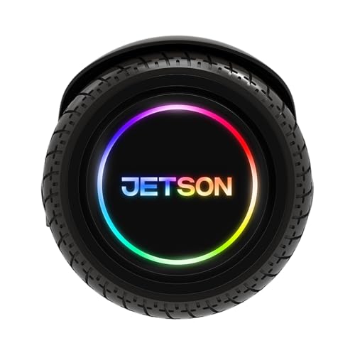 JETSON ALL TERRAIN HOVERBOARD WITH LED LIGHTS SELF-BALANCING JDASH-BLK - BLACK - Like New
