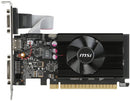 MSI Gaming GeForce GT 710 2GB GDRR3 64-bit Graphics Card GT 710 2GD3 LP - Like New