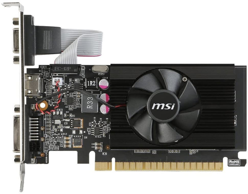 MSI Gaming GeForce GT 710 2GB GDRR3 64-bit Graphics Card GT 710 2GD3 LP - Like New