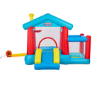 LITTLE TIKES INFLATABLE PLAY HOUSE BOUNCER WITH SLIDE & EXTENDED PLAY AREA - Like New