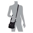 BAGGALLINI WOMEN'S JOEY CROSSBODY BAG MPO237B - BLACK - Like New
