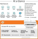 HP Envy All-in-One Wireless Color Inkjet Printer Print Copy Scan 6458e - White - Like New