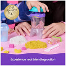 KINETIC SAND SMOOTHIE MIXER, 14 OZ MOLDABLE PLAY SAND - PINK - Like New