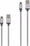 Ubio Labs PWB1026 6000mah Capacity Power Bank for Mobile Phone 2-Pack - Silver - Like New