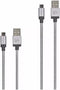 Ubio Labs PWB1026 6000mah Capacity Power Bank for Mobile Phone 2-Pack - Silver - Like New