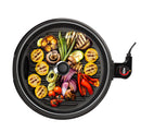 Elite Gourmet EMG6505G 12" Smokeless Indoor Electric BBQ Grill Glass Lid - SS - Like New