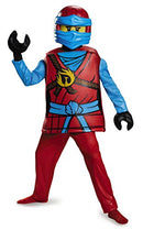NYA Deluxe Ninjago Lego Costume Small/4-6X 01BTYR16G - Black - Brand New