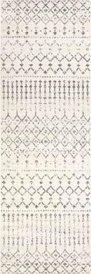 nuLOOM 2x10 Moroccan Blythe Area Rug, Faded Bohemian Design, Stain Resistant - Brand New