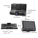 TEETHEORY 4.0 LNCH 3 CAMERAS LENS CAR DVR VIDEO RECORDER DASH CAMERA - BLACK - Like New