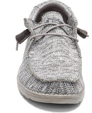 Hey Dude Men's Wally Sox Retired Men’s Shoes 111033000 - size 9 - GREY - Like New