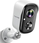 VISION WELL Wireless Cameras Security Battery Powered 1080P HD - Scratch & Dent