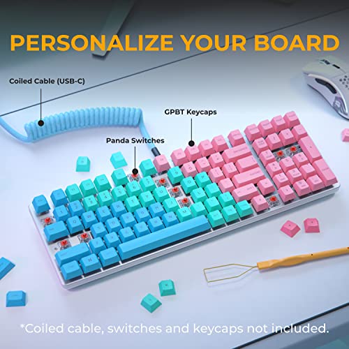 GLORIOUS GMMK 2 FULL SIZE KEYBOARD BAREBONE EDITION - WHITE - Like New