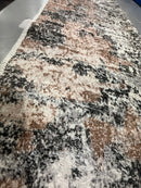 KATHY IRELAND HOME FLANNEL PLUSH AREA RUG 30"X72" 2.5FTX6FT - DARK GRAY - Brand New