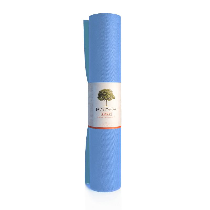 JADEYOGA FUSION YOGA MAT - (7.9MM) - SLATE BLUE - Like New