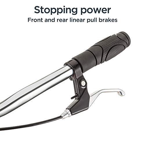 Schwinn Shuffle Kick Scooter Big 26" Air Fill 20" Beach Cruiser - White - Like New