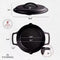 Cuisinel Cast Iron Skillet with Cast Iron Lid, 8" Dual Handle Frying Pan - Black - Like New