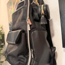 ITZY RITZY BOSS PLUS DIAPER BAG - NOIR/SILVER - Like New