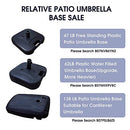 LOKATSE HOME 17.5'' Patio Umbrella Base Stand - Black - Brand New