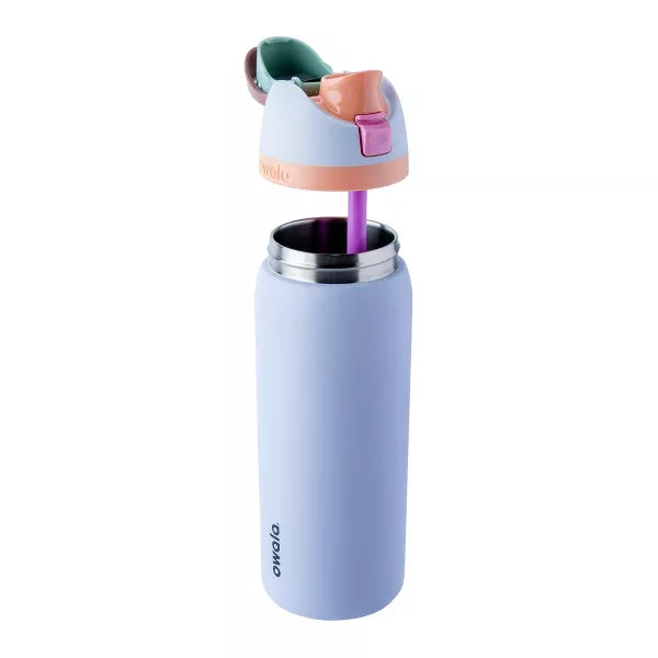 OWALA 32OZ FREESIP STAINLESS STEEL WATER BOTTLE - PERIWINKLE - Scratch & Dent