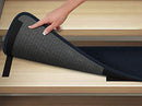House, Home and More Set of 15 Attachable Indoor Carpet Stair Treads - Navy Blue - Brand New