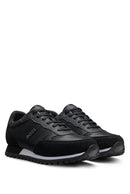 BOSS PARKOUR-L RUNNING SNEAKERS MEN SIZE 8 DARK BLUE 50498133 - Like New