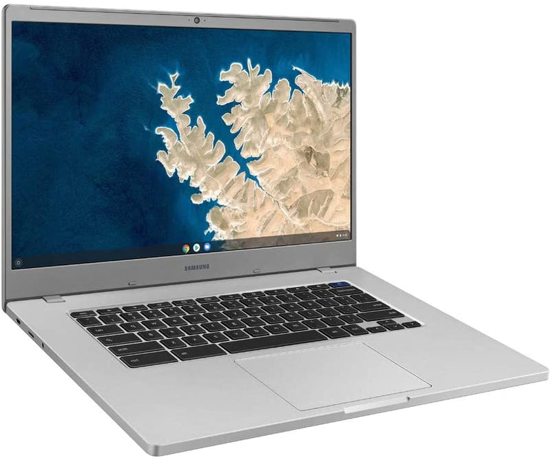 SAMSUNG CHROMEBOOK 15.6" FHD N4000 4 32GB SSD SILVER XE350XBA-K01US W10 - Like New