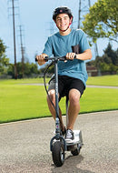 RAZOR E300S SEATED ELECTRIC SCOOTER KIDS AGES 13+ - 9" PNEUMATIC, MATTE GRAY - Like New