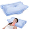 OCUUZIISU 2-in-1 Cervical Neck Pillow, Memory Foam, OC-K03-BLUE - Blue - Like New