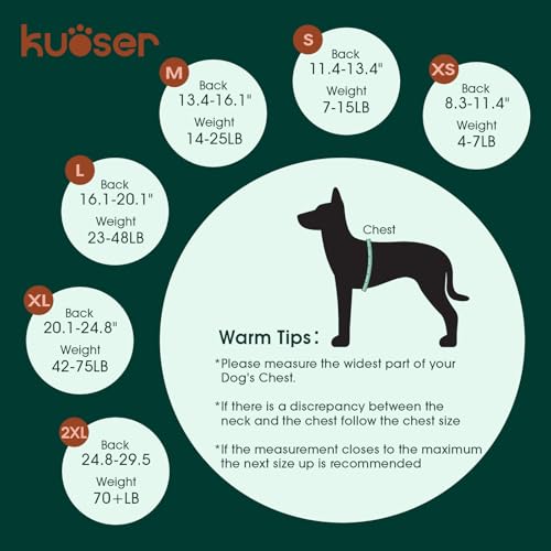 Kuoser Recovery Suit for Dogs Cats After Surgery Professional Pet Recovery Shirt - Brand New