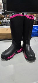 HISEA RAIN BOOTS BREATHABLE HEAT INSULATED WATERPROOF - SIZE: WOMEN 8 - MAGENTA - Brand New