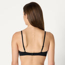 AMAZON ESSENTIALS WOMENS COTTON JERSEY BRALETTE SIZE 2XL BLACK/WHITE - Like New