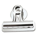 UNIVERSAL BULLDOG MAGNETIC CLIPS, MEDIUM, NICKEL, 12/PACK UNV31261 - NICKEL - Brand New