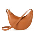 The Drop Women’s Kinsley Cresent Crossbody Bag, Cognac, One Size - Brand New