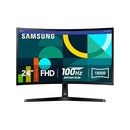 SAMSUNG 24" ESSENTIAL S3 (S36GD) SERIES FHD Fhd1800r Computer Monitor - BLACK - Like New